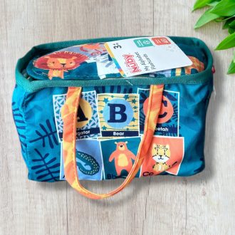 Nuby anyagból készült ábécés kártyák babáknak-ÚJ
