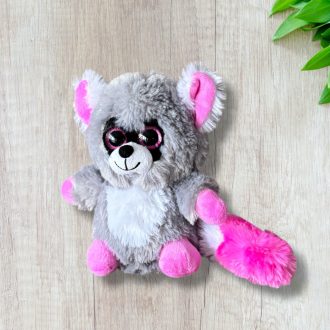 Pink, szürke gyűrűs farkú maki