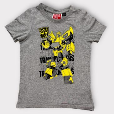 Transformers szürke póló