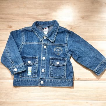 S.kék farmer kabát