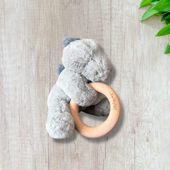 Jellycat dínós csörgő 