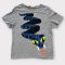 H&M kígyó mintás póló