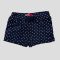 Sötétkék, pöttyös rövidnadrág