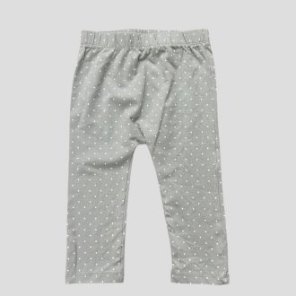 Menta színű, pöttyös leggings