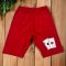 Kártyás, piros rövidnadrág