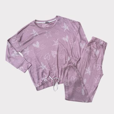 Mályva színű pizsama 