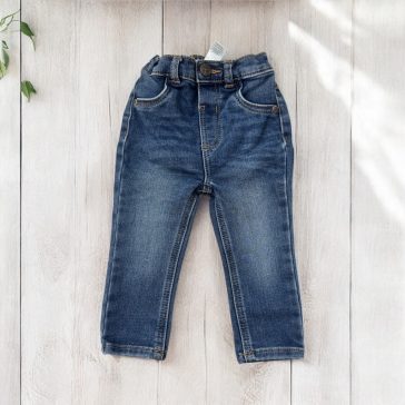 Sötétkék sztreccs farmer nadrág 