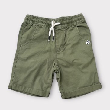 Keki színű rövidnadrág 