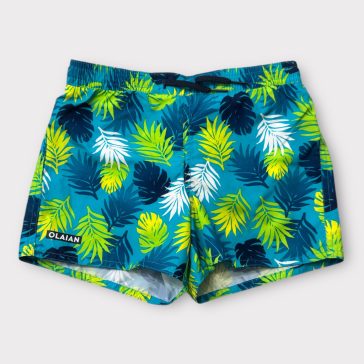 Levél mintás fürdőnadrág 