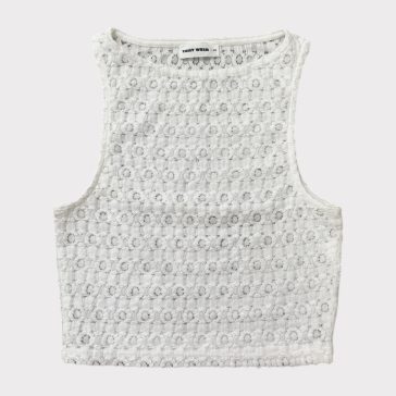 Tally Weijl horgolt mintás top