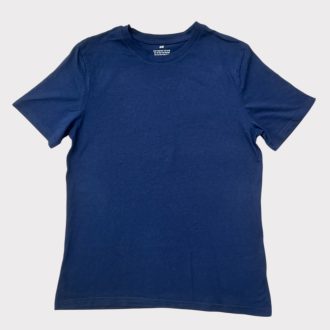 H&M sötétkék pamut felső 