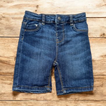 S.kék farmer rövidnadrág 