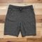 Szürke pamut rövidnadrág