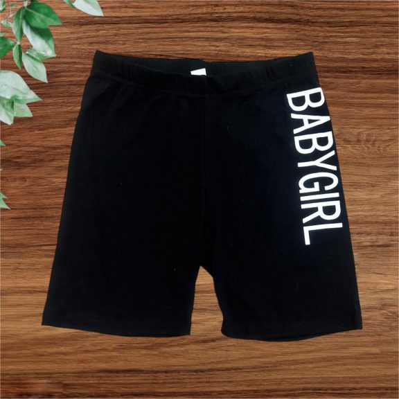 Babygirl, fekete rövidnadrág Babygirl, fekete rövidnadrág