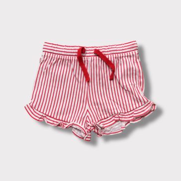 Piros csíkos rövidnadrág