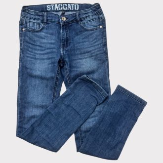 Sötétkék skinny farmer nadrág