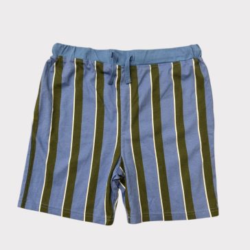 Kék&zöld csíkos pizsama nadrág